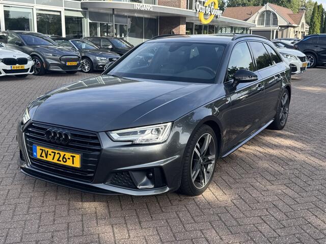 Audi A4 Avant 40 TFSI Sport S line black edition / Leder / Navigatie / Parkeerhulp V+A / 18'' / LED Koplampen / Getint glas / Cruise Control