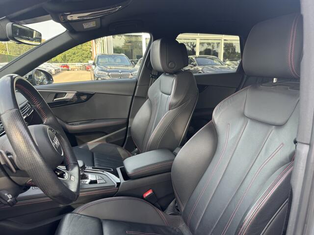 Audi A4 Avant 40 TFSI Sport S line black edition / Leder / Navigatie / Parkeerhulp V+A / 18'' / LED Koplampen / Getint glas / Cruise Control