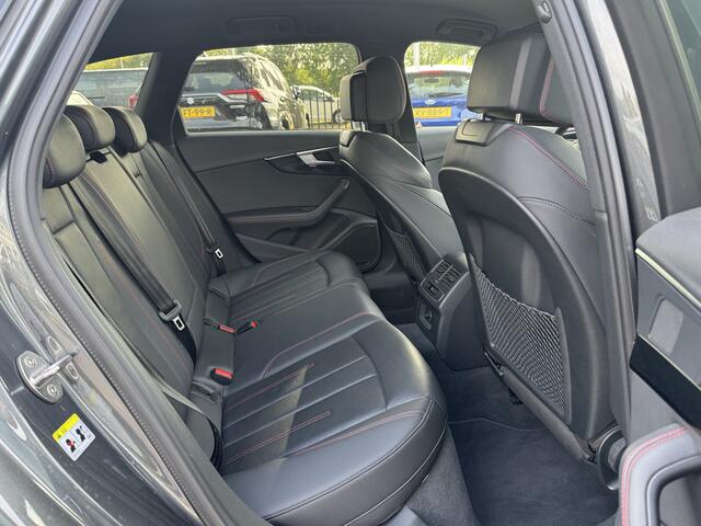 Audi A4 Avant 40 TFSI Sport S line black edition / Leder / Navigatie / Parkeerhulp V+A / 18'' / LED Koplampen / Getint glas / Cruise Control