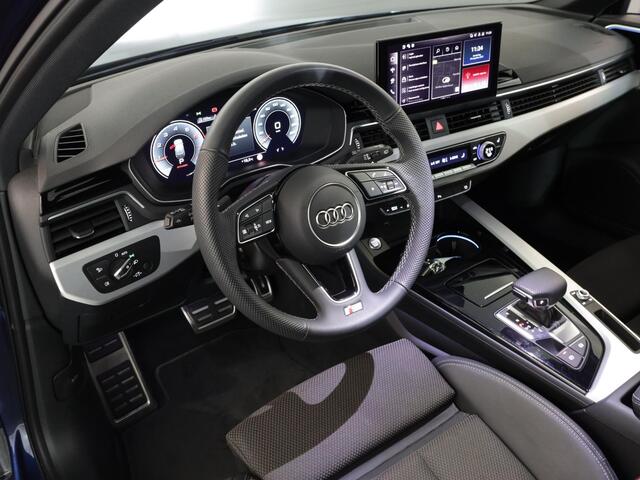 Audi A4 Avant 35 TFSI S edition Competition 150 pk S-tronic | Verlengde garantie | Navigatie | Parkeersensoren | Autom. airco (3 zones) | Stoelverwarming | S-Line |