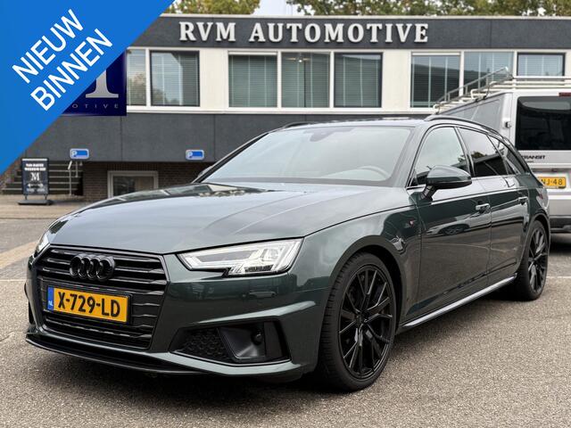 Audi A4 Avant 35 TFSI Sport S line black edition UNIEKE KLEUR| ELEK. TREKHAAK| ELEK. KLEP| S-LINE BINNEN- BUITEN | RIJKLAAR INCL. 12 MND BOVAG GARANTIE