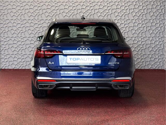 Audi A4 Avant 2.0 TFSI 204 PK S-LINE LED NAVI VIR.COCKPIT ADAP.CRUIS ELEK.KLEP 08/2024 "Audi rijden begint bij Topautos.nl - 20 Audi topmodellen direct op voorraad!"
