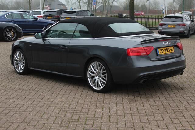 Audi A5 Cabriolet 1.8 TFSI Sport Edition NL Auto! / Leder / Nekverwarming / 19'' / B&O / Elektr. stoelen / Navigatie / DAB / Stoelverwarming