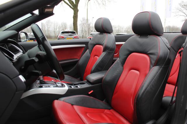 Audi A5 Cabriolet 1.8 TFSI Sport Edition NL Auto! / Leder / Nekverwarming / 19'' / B&O / Elektr. stoelen / Navigatie / DAB / Stoelverwarming