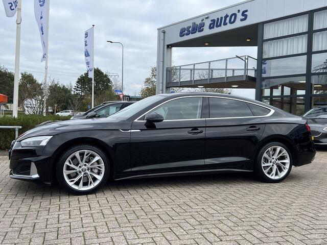 Audi A5 Sportback 45 TFSI 245 pk Quattro MHEV Sport Automaat Trekhaak Led Matrix Standkachel Stoelverwarming Sportstoelen Navi on Demand Carplay