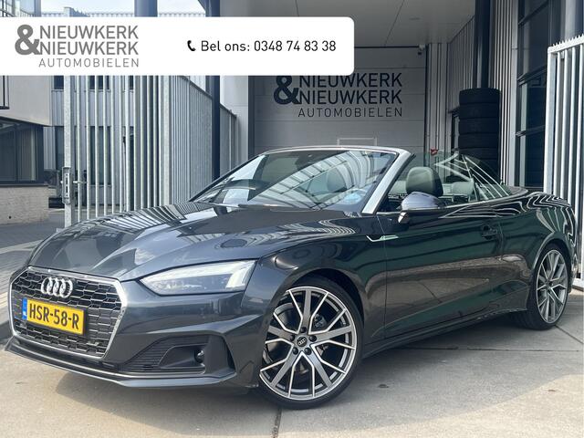 Audi A5 Cabriolet 35 TFSI S edition | TREKHAAK | CARPLAY/ANDROID | NAVI | ADAPTIVE CRUISE CONTROL | KEYLESS | CLIMATE CONTROL | LMV 20'' | PDC | ELKTR. MEMORY STOELEN | STOELVERWARMING | LED | BLUETOOTH