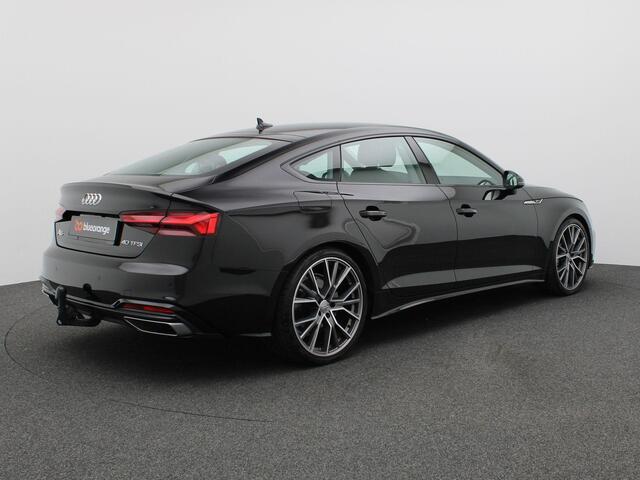 Audi A5 Sportback 40 TFSI S edition 204PK S-Tronic S-Line, Adaptieve Cruise Controle, Achteruitrijcamera, Elektr. Achterklep, Stoelverwarming, Matrix LED-verlichting, Side Assist, Navi, Clima, Trekhaak, 18" LM Velgen