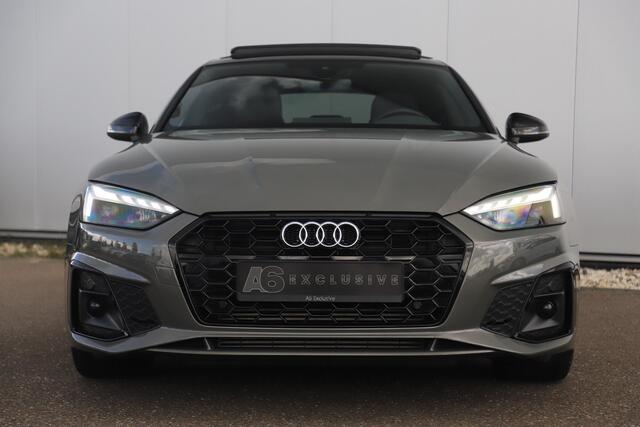 Audi A5 Sportback 35 TFSI S edition Competition Black Pack Panoramadak B&O Virtual LED Matrix Navigatie Achteruitrijcamera Carplay Half Leder Stoelverwarming NAP Dealer Onderhouden!