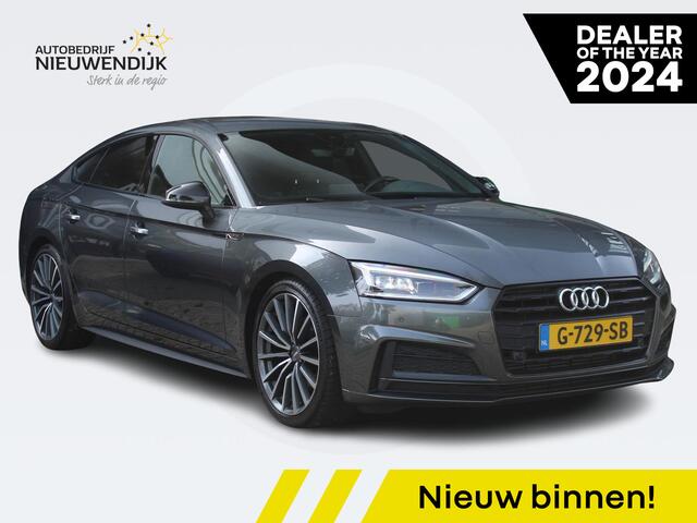 Audi A5 Sportback 35 TFSI Sport S-line Black Edition AUTOMAAT / 1 EIGENAAR / DEALER ONDERHOUDEN / WINTERSET / MMI NAVI / PDC / DUAL CLIMATE / CRUISE / LED / PRIVACY GLASS /