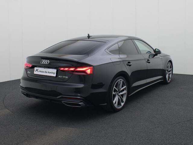Audi A5 Sportback 40 TFSI/204PK S Line · Leder · Camera · Apple/Android · Adaptive Cruise Control