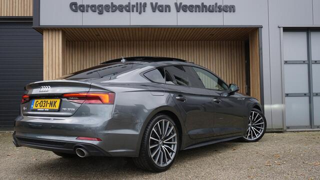Audi A5 Sportback 2.0 TFSI 225pk 2x S-line Black edition Pano.Dak Sfeerverlichting 19inch LM Black Optik RS Grille *NL auto* Uitstraling!
