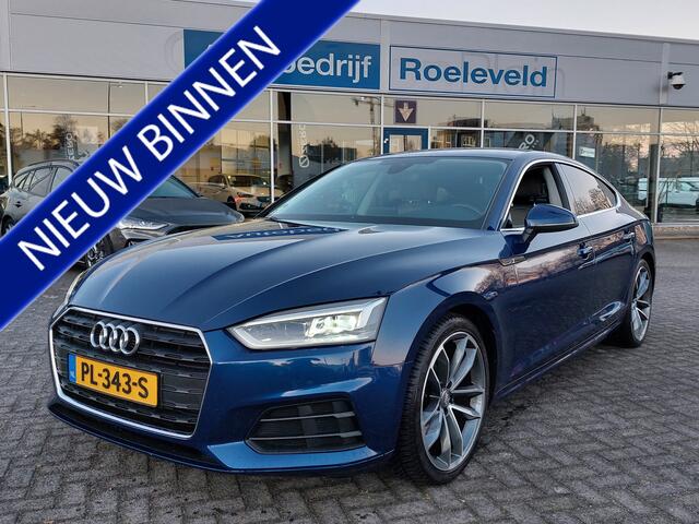 Audi A5 Sportback 2.0 TFSI 190pk Automaat Pro Line | Origineel NL | Navi | Clima | Cruise | Led Koplampen | Bluetooth Carkit+Streaming | Licht+Regensensor | Privacy Glass | 19''lm | Trekhaak