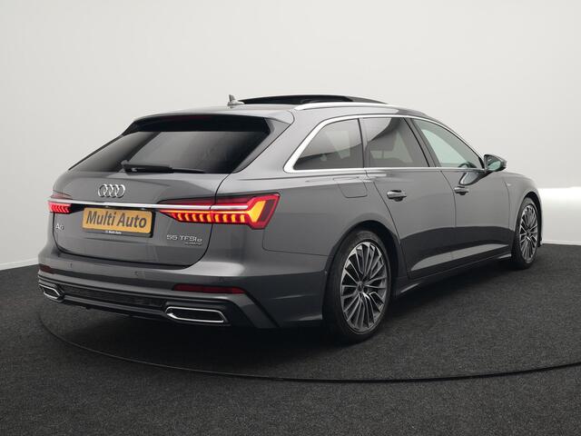 Audi A6 Avant 55 TFSI e Quattro S Line Plug In Hybrid 367pk PHEV | Panodak | Adaptive Cruise | Virtual | 19"L.M | Sportstoelen Verwarmd | 19"L.M | Camera | Parkeerassistent |