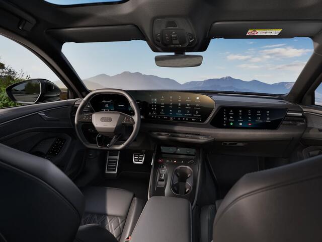 Audi A6 Avant E-Hybrid Quattro S Edition Competition, 21", pano, luchtv., tr.haak, OLED, B&O, luchtv., leder, carbon, 360 camera, memory, stl.ventilatie, HUD, privacy