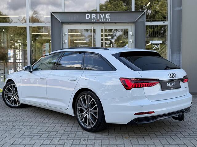 Audi A6 Avant 50 TFSI e quattro 299PK S edition |Pano|B&O|ACC|360Cam|Leer|HD Matrix|Sfeer|20"|Trekhaak|S-Line|Zwart-optiek