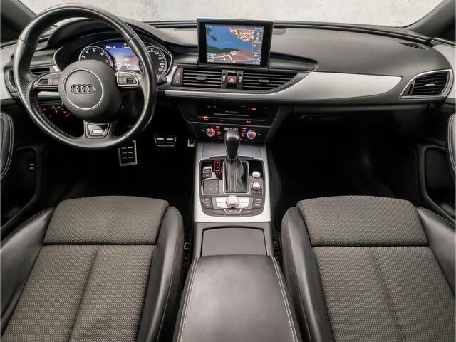 Audi A6 Limousine 1.8 TFSI S-Line Sport 191Pk Automaat (2X S-LINE, LOGISCH NAP, NAVIGATIE, GETINT GLAS, CLIMATE, LEDER, XENON, SPORTSTOELEN, PARKEERSENSOREN, CRUISE, NIEUWE APK, NIEUWSTAAT)