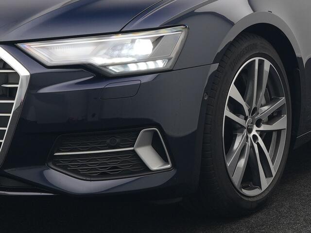 Audi A6 Avant 50 TFSI e quattro S Line Plug In Hybrid 300pk PHEV | Trekhaak Af Fabriek | Panodak | Head Up | Bang & Olufsen | Lederen Sportstoelen Verwarmd | Adaptive Cruise | Apple Carplay | Camera | Blis | Navigatie | Virtual | DAB | JGS-28-R