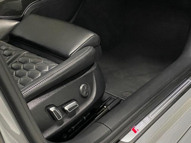 Audi A6 Avant 4.0 TFSI RS6 quattro perfomance Carbon Alcantara-Hemel B&Ohigh-end 360°camera Volleder ACC Nachtzicht Nardogrey