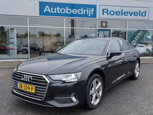 Audi A6 Limousine 45 TFSI 245pk Automaat Sport Lease Edition | 1ste Eigenaar | Navi | Clima | Cruise | Led Koplampen | Leder+Elek.Verstel+Stoelverwarming | Pdc V+A+Camera | Rijstrook+Licht+Regensenor | 18''lm