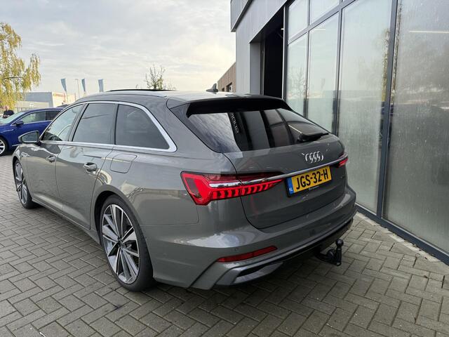 Audi A6 Avant 50 TFSi e 299 Pk Automaat quattro S edition | B&O Audio | 360° Camera | Panoramadak | Trekhaak | Stoel Verwarming | Full-LED | Carplay | 21 Inch | 16.915 Km