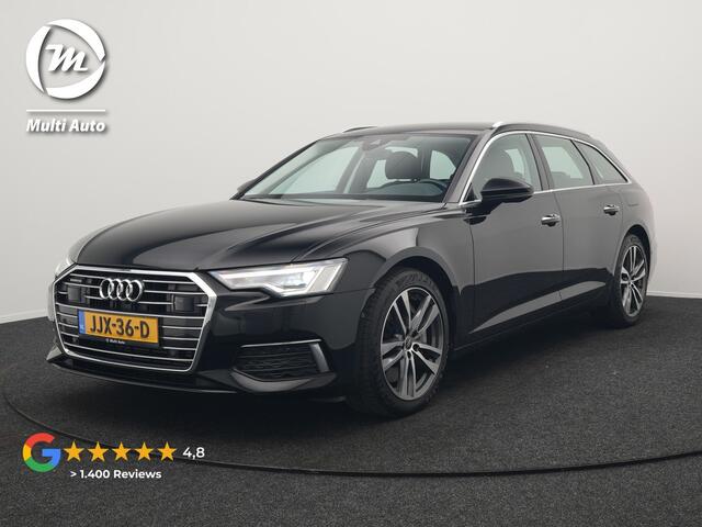 Audi A6 Avant 50 TFSI e quattro Advanced edition Plug In Hybrid 300pk Dealer O.H. PHEV | Trekhaak Af Fabriek | Adaptive Cruise | Camera | Lederen Sportstoelen Verwarmd | Apple Carplay | Blis | Keyless | Virtual | Navigatie | DAB |