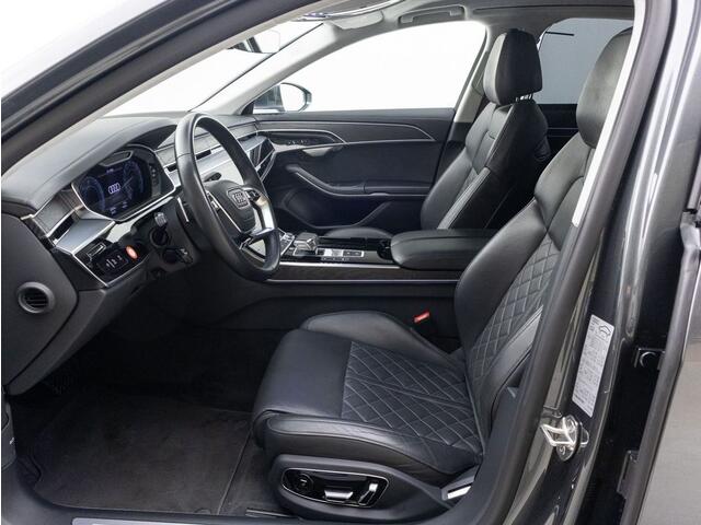 Audi A8 50 TDI Quattro Lang 286 PK ACC Glazen Schuifdak BEO Sound Head-Up Stoelkoeling en massage 21 Inch