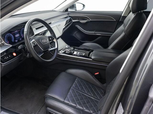 Audi A8 50 TDI Quattro Lang 286 PK ACC Glazen Schuifdak BEO Sound Head-Up Stoelkoeling en massage 21 Inch