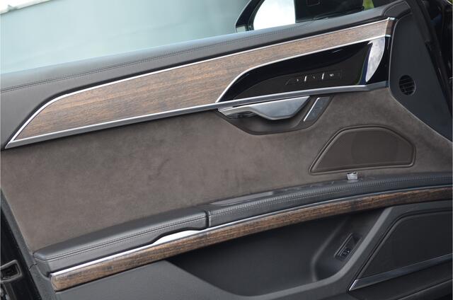 Audi A8 55 TFSI quattro Pro Line Plus ¤165k NP | Panorama schuifdak | Schermen achter | Softclose | Pano | B&O | Alcantara hemel | 4x Stoelventilatie + verwarming + massage | 360 camera