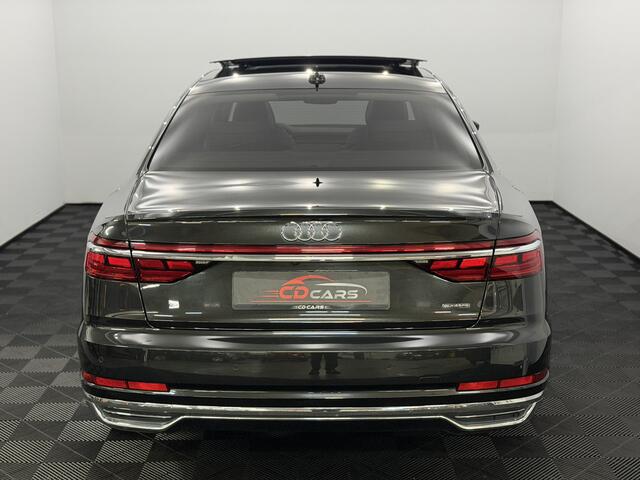 Audi A8 60 TFSI e quattro Lang Pro Line Plus Plug-in Pano, Leder, 360 Camera, Head-up display, Navi, Elektrische achterklep, Memory stoelen, Elektrische verstelbaar stoelen