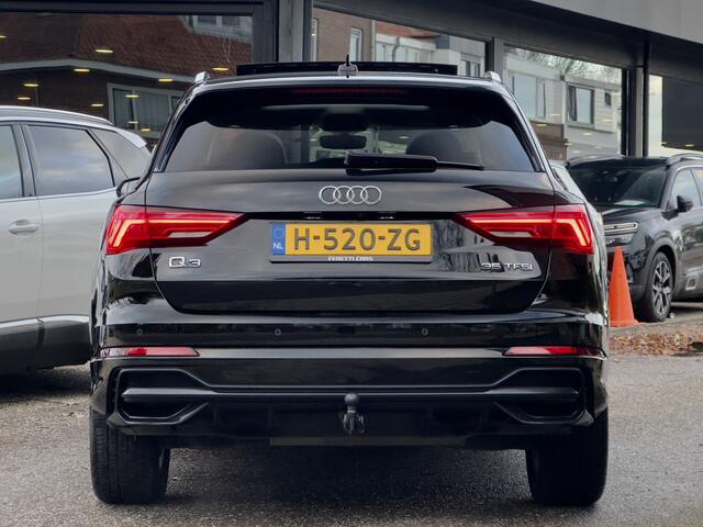 Audi Q3 35 TFSI AUT7 2X S-LINE. PANODAK LEDER NAVI CAMERA DIGI-DASH CARPLAY LED LMV PDC