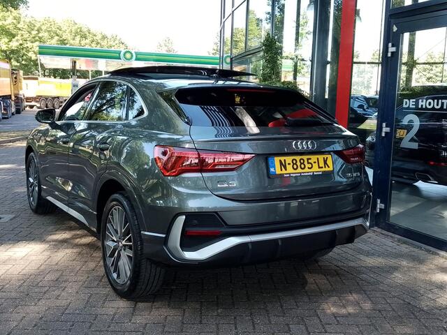 Audi Q3 Sportback 35 TFSI Pro Line S-LINE AUTOMAAT | Panodak | Wegkl. Trekhaak | Navi | ECC | PDC + Camera | Adapt. Cruise