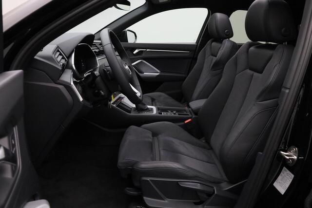 Audi Q3 35 TFSI 150 pk S-tronic Advanced edition / S-Line | Panoramadak | Trekhaak | Achteruitrijcamera | Leder/alcantara | Stoelverwarming