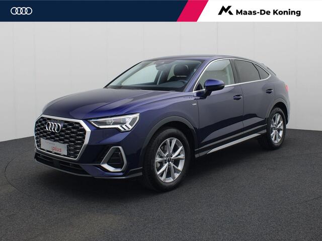 Audi Q3 Sportback 35 TFSI/150PK S Line · Drive select · Leder/Alcantara · Stoelverwarming · Garantie tot oktober 2029 of 100000km.