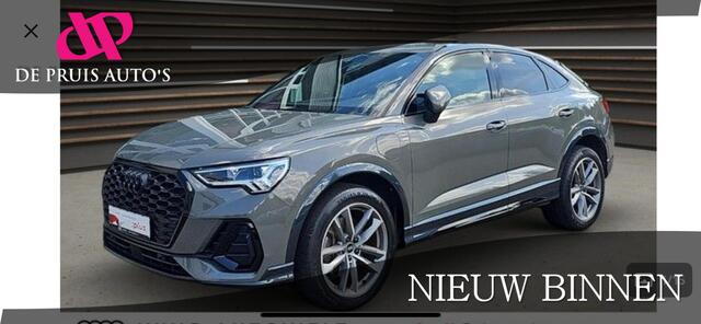 Audi Q3 Sportback 45 TFSI e S Edition 2X S Line cruise control adaptief Led Koplampen Camera 19 Inch