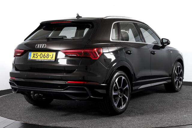 Audi Q3 35 TFSI 2x S-Line 150 PK - Automaat | Dig.Cockpit | Adapt.Cruise | Leder | PDC | App.Connect | Auto.Airco | Elek. Klep | Elek.Trekhaak | LM 19" |
