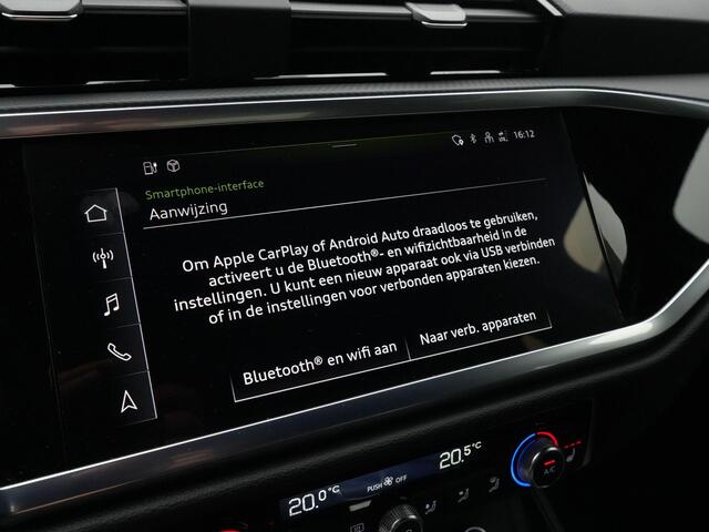 Audi Q3 45 TFSI e 245 pk S-tronic S edition | Sportstoelen | Standkachel | Stoelverwarming | LED koplampen | Adaptive Cruise | 19 inch