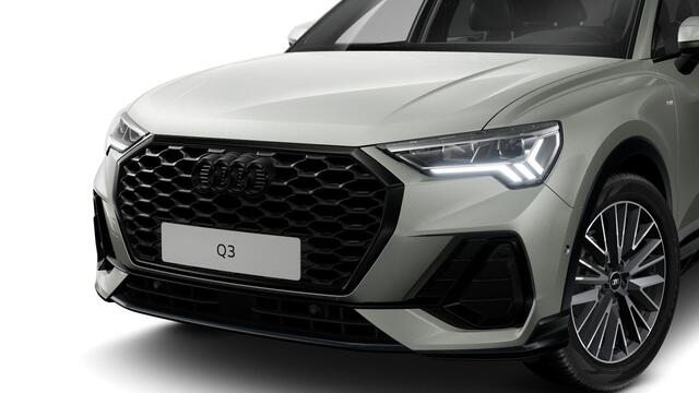 Audi Q3 Sportback 35 TFSI S Edition Competition | Zakelijke financiering 3,99% | Adaptive cruise control | Sonos premium 3d sound | Optiekpakket zwart plus | Ambient verlichting | Keyless |