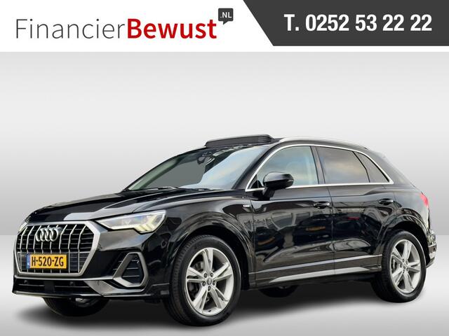 Audi Q3 35 TFSI AUT7 2X S-LINE. PANODAK LEDER NAVI CAMERA DIGI-DASH CARPLAY LED LMV PDC