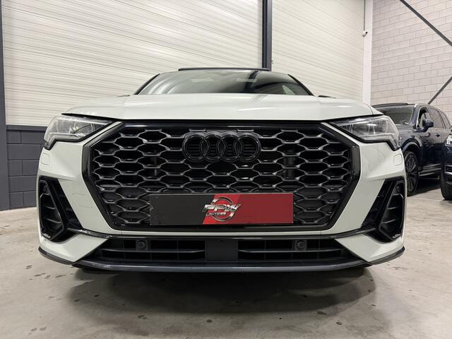 Audi Q3 Sportback 45 TFSI e S-Line PANO/B&O/TREKHAAK/VOL-LEER/MATRIX/MEMORY/SFEER/ACC/KEYLESS/ALCANTARA-INTERIEURDELEN/PRIVACY/BLACK-OPTIC/TAUSILBER/VOLLEDIG AUDI DEALER HISTORIE