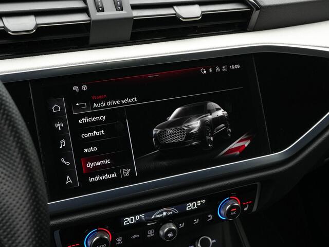 Audi Q3 Sportback 35 TFSI 150 pk S-tronic S Edition Competition | Panoramadak | Adaptief onderstel (DCC) | Trekhaak | Rondomzicht camera | Stoelverwarming | Standkachel | SONOS sound | 20 inch