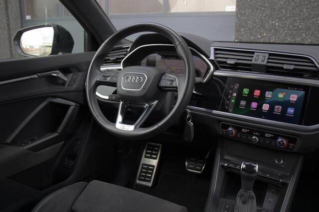 Audi Q3 45 TFSI e S edition | Plugin Hybride | 245 PK | 3 x S-line | LED Matrix | Sonos | Memory Seats | 360 Camera | Carplay | Virtual | DAB | 20 Inch Performance | Dealer Onderhouden | BTW | Garantie