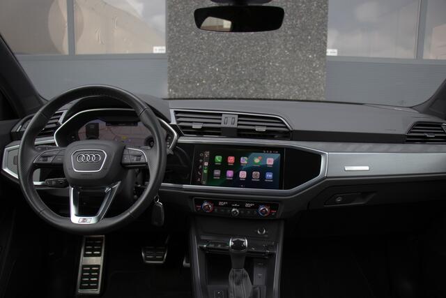 Audi Q3 45 TFSI e S edition | Plugin Hybride | 245 PK | 3 x S-line | LED Matrix | Sonos | Memory Seats | 360 Camera | Carplay | Virtual | DAB | 20 Inch Performance | Dealer Onderhouden | BTW | Garantie