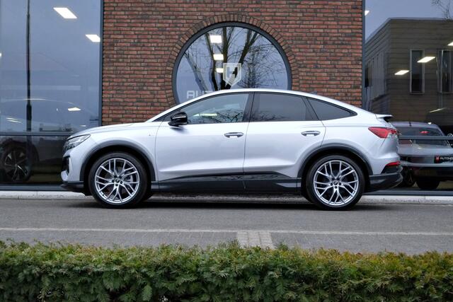 Audi Q4 Sportback e-tron 40 S Edition 77 kWh ACC, Achteruitrijcamera, Lederen sportstoelen, Matrix LED, 20 inch