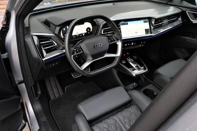 Audi Q4 Sportback e-tron 40 S Edition 77 kWh ACC, Achteruitrijcamera, Lederen sportstoelen, Matrix LED, 20 inch