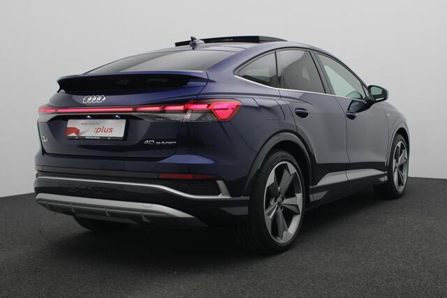 Audi Q4 Sportback e-tron 40 S edition 77 kWh 204 pk | Panoramadak | Leder fijnnappa | Head-up display | Sonos |