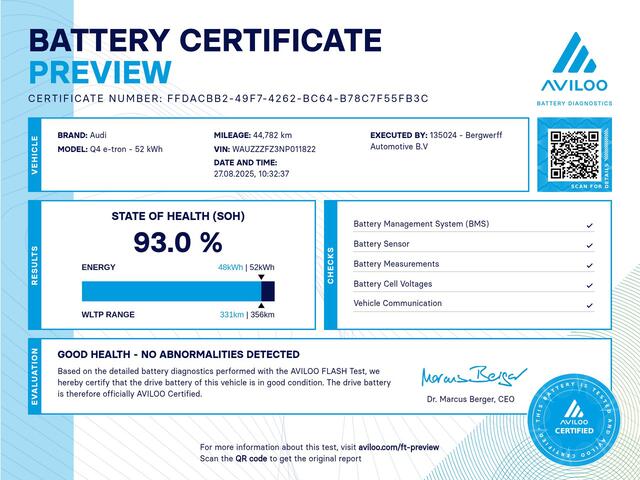 Audi Q4 Sportback e-tron 35 - Pano - Camera - Stoelverwarming - Leder - Keyless - Warmtepomp - 55 kWh