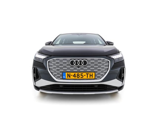 Audi Q4 Sportback e-tron 40 S edition 77 kWh [ 3-Fase ] (INCL-BTW) *HEAT-PUMP | LEATHER-FABRIC | MATRIX-LED | ADAPTIVE-CRUISE | AMBIENT-LIGHT | DIGI-COCKPIT | AUDI-SOUND | DAB+ | KEYLESS | SHIFT-PADDLES | CAMERA | HEATED-SPORTSEATS | 20''ALU*