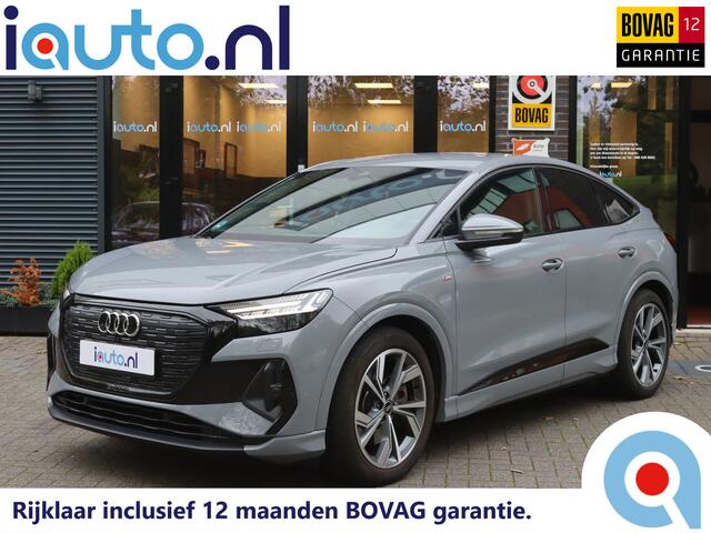 Audi Q4 Sportback e-tron 50 quattro S edition 77 kWh Optiek Zwart S-Line/Matrix LED/Camera/Navi Plus/ACC/Elek. klep/20"