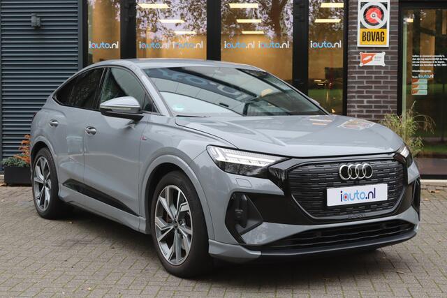 Audi Q4 Sportback e-tron 50 quattro S edition 77 kWh Optiek Zwart S-Line/Matrix LED/Camera/Navi Plus/ACC/Elek. klep/20"
