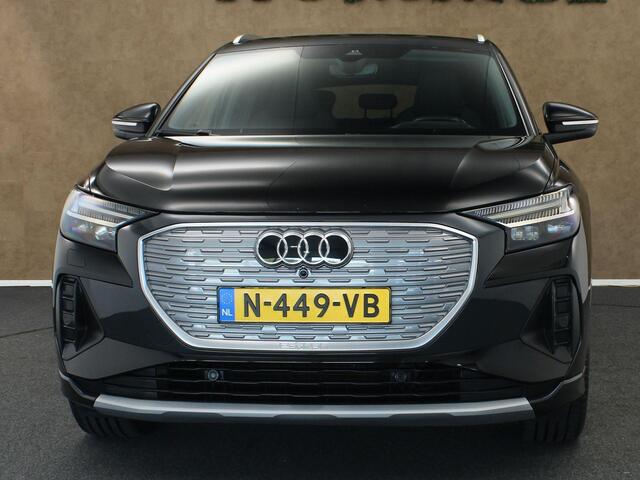 Audi Q4 e-tron 40 Launch Edition 77 kWh - SOH 92% - DODEHOEKDETECTIE - NAVIGATIESYSTEEM FULL-MAP - ELEKTRISCHE ACHTERKLEP - ACHTERUITRIJCAMERA - CLIMATE CONTROL - HEAD-UP DISPLAY - VOORSTOELEN VERWARMD - PARKEERSENSOREN ACHTER